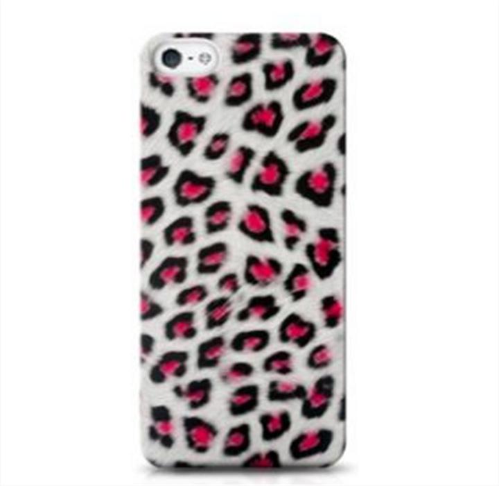 Immagine prodotto Ultra Case Custodia Wild Cat per iPhone 5/5S/SE Leopard Pattern bianco/rosso (Apple iPhone 5s, Apple iPhone 5, Apple iPhone SE)