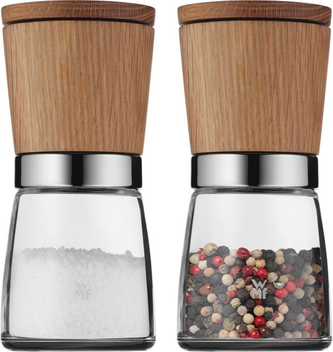 Productafbeelding WMF Molen Set Zoutmolen Peper Molen Set 2st Keramische Molen Ceramill Natuurglas (Peper, Zout)
