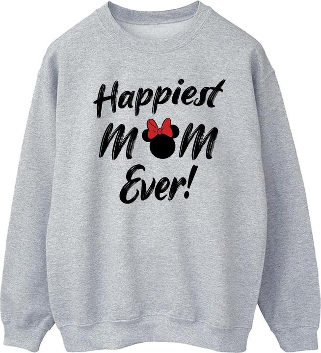 Disney Minnie Mouse Happiest Mom Ever Sweatshirt (L)