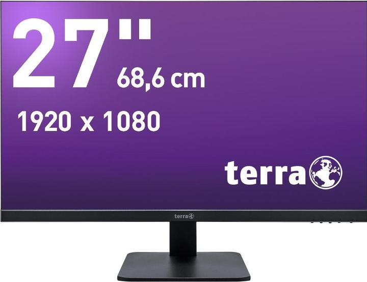 Produktbild Wortmann TERRA LCD/LED 2727W V2 black HDMI/DP/USB-C GREENLINE PLUS (1920 x 1080 Pixel, 27")