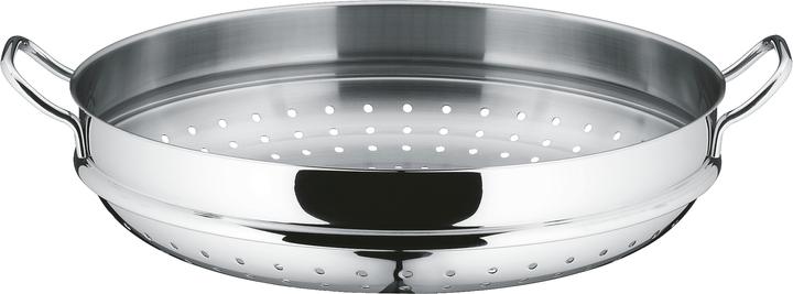 Productafbeelding WMF Wok Set 4st Wok Pan 36cm 4,5l Glazen Deksel Inductie Roestvrij Staal (36 cm, Wokpan, Roestvrij staal)