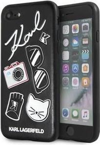 Produktbild Karl Lagerfeld Back panel cover Apple iPhone 7/8/SE2020 Pins Hard Case Black Black (Apple iPhone 7)