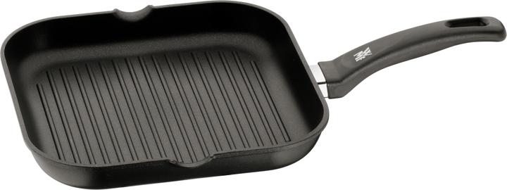 WMF Grillpfanne eckig Steakpfanne Pfanne 27cm Aluminium beschichtet PFOA-frei (27 cm, Grillpfanne, Aluminium)