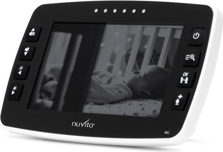 Produktbild Nuvita Audio-Video-Babyphone digital 4,3" mit Schwenk- und Neige-Kamera (Babyphone mit Kamera, 300 m)
