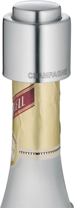 Sektverschluss Sektflaschenverschluss Aufdruck Clever&More Edelstahl matt (Champagnerverschluss)