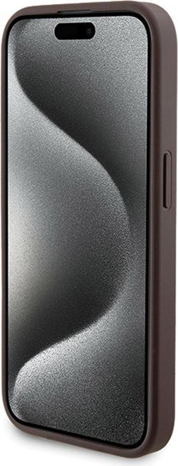 Productafbeelding Guess Zestaw GUBPM5P15X4GEMGW iPhone 15 Pro Max 6,7" hardcase + Powerbank 5000mAh MagSafe brązowy/br (Apple iPhone 15 Pro Max)