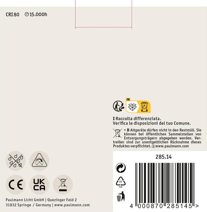 Actual product image Paulmann Reflector QPAR111 (GU10, 4 W, 350 lm, 1 x, F)