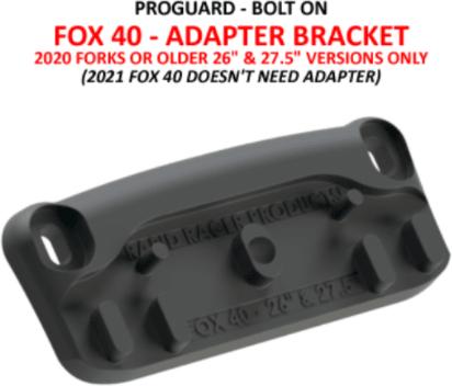 Actual product image RRP ProGuard - Adapter Brackets (Rear mudguard)