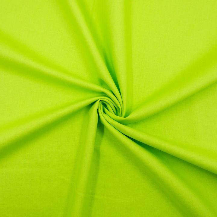 Actual product image Stoffrestposten Cotton - Light green - Minimum sales quantity: 1 metre
