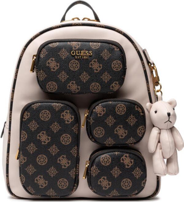 Actual product image Guess Utility, Synthetic Leather, Textile Backpack, Beige, For Women, 32 x