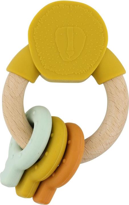 Immagine prodotto Trixie Baby Anello attività Leone in legno e silicone