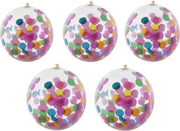 Produktbild Boland Luftballons - Konfetti - 5 Stück (5 x)