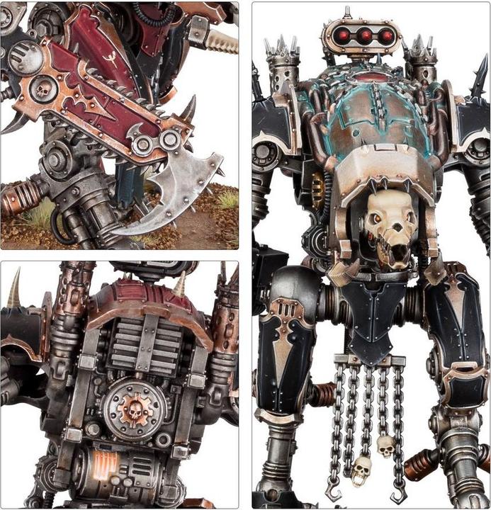 Image du produit Games Workshop Warhammer 40k - Chaos Knights Battleforce Lance de Meute Ecumante (Matières plastiques)