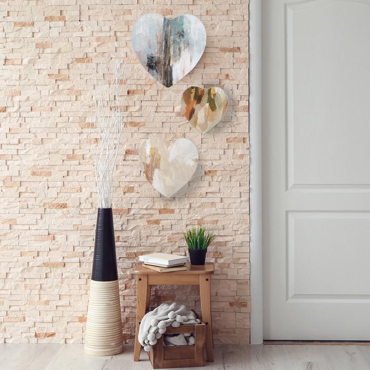 Actual product image Relaxdays 6-piece canvas set (White)