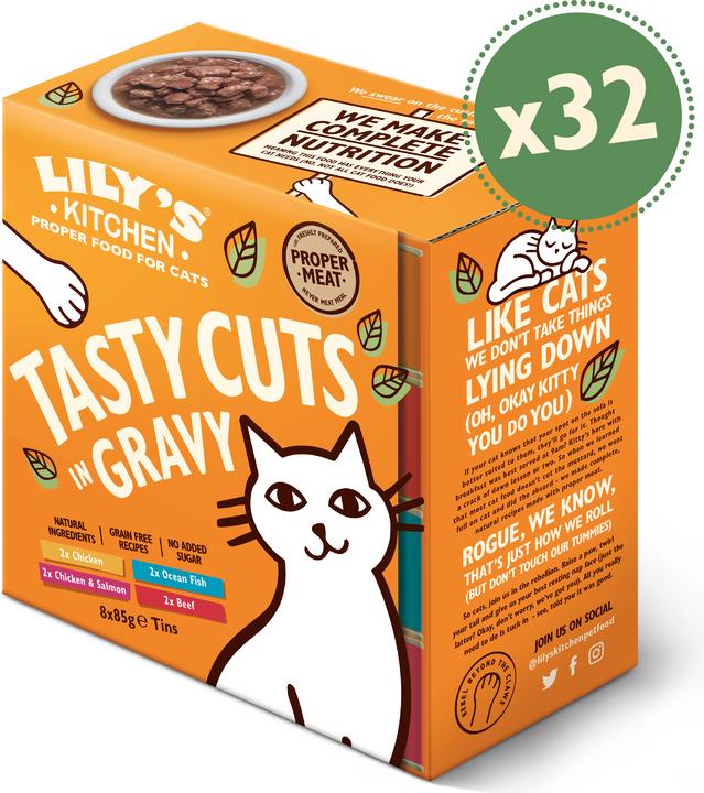 Lily's Kitchen Tasty Cuts in Gravy (Adult, 8 pcs., 680 g)