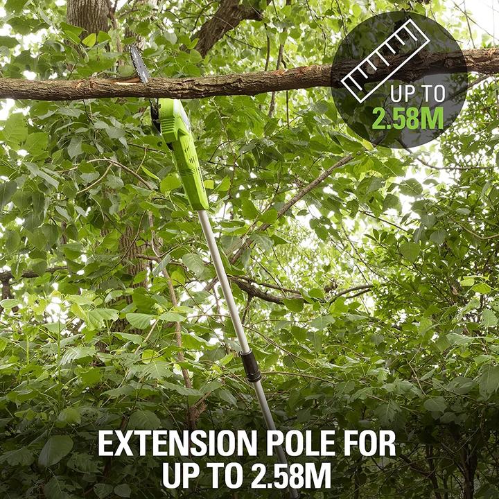 Actual product image Greenworks Cordless pole pruner G40PSF (without battery) (Battery chain saw)