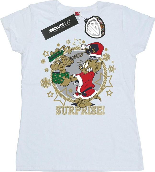 Tom & Jerry Christmas Surprise TShirt (M)
