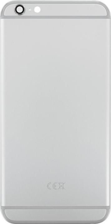 Actual product image OEM Replacement iPhone 6s Plus Back Silver, without Logo (IPhone 6S Plus)