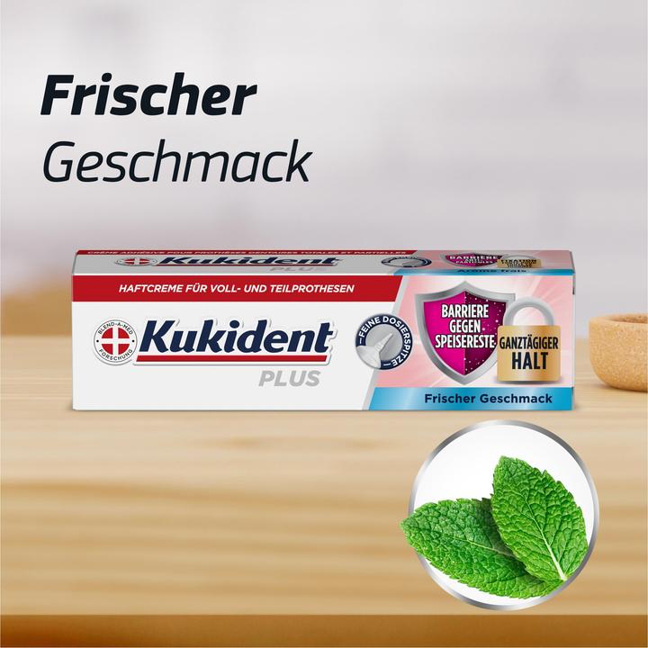Immagine prodotto Kukident Plus Barriere gegen Speisereste-Frischer Geschmack 40G Haftcreme