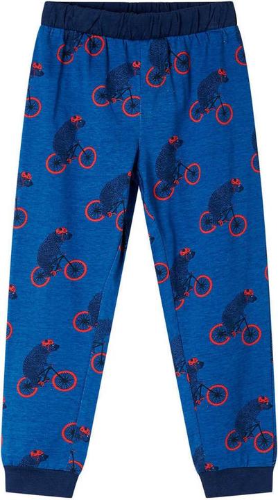 Produktbild VidaXL Kinderpyjama mit Langen Ärmeln Petrolblau 104,Material (104)