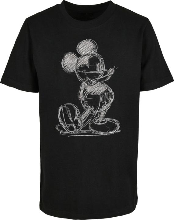 Actual product image Absolute Cult Kids Mickey Mouse - Sketch Kick Basic Tee 2.0 - 124365 (158, 164)