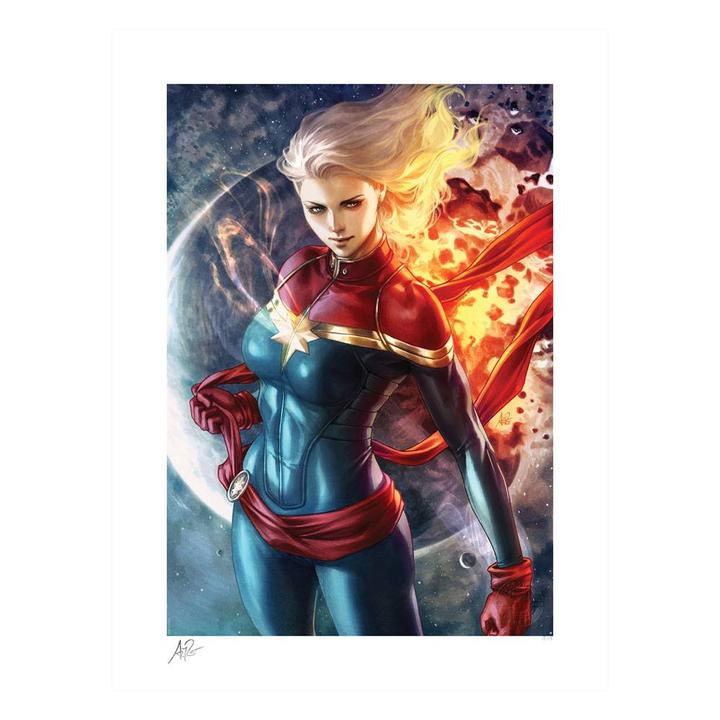Produktbild Sideshow Marvel impression Art Print Captain Marvel 46 x 61 cm - non encadrée (46 x 61 cm)