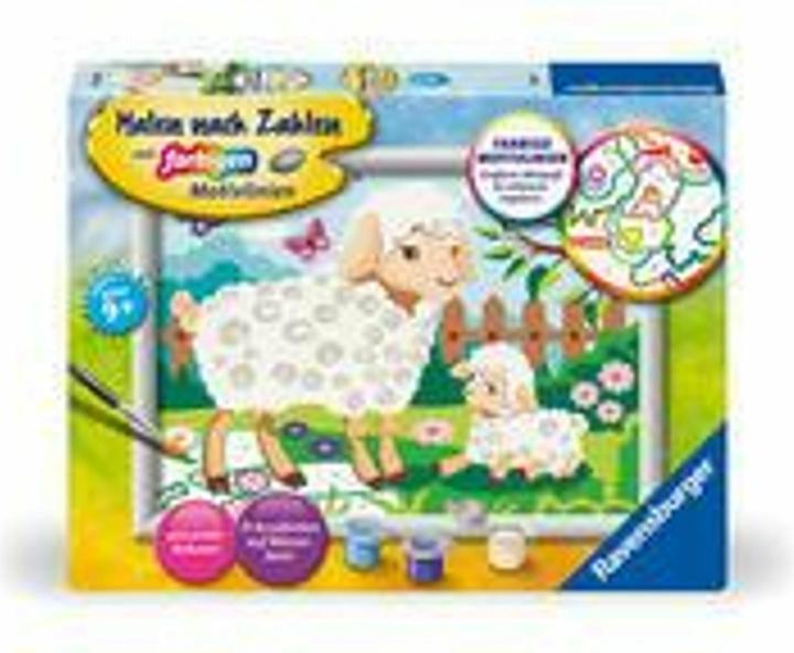 Produktbild Ravensburger Malen nach Zahlen 23764 - Schaf mit Lämmchen - Kinder ab 9 Jahren