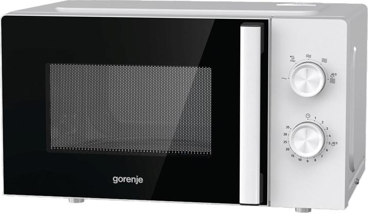 Actual product image Gorenje MO20E1WH Microwave Oven, Free Standing, Capacity 20 L, Power 800 W, No Display, White (20 l)
