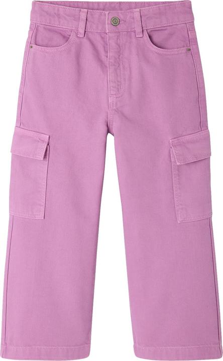 Actual product image Vertbaudet Mädchen Cargo-Hose mit weitem Bein (110)