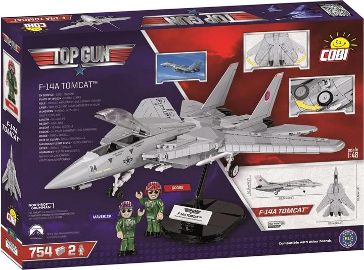 Actual product image Cobi Top Gun F-14A Tomcat