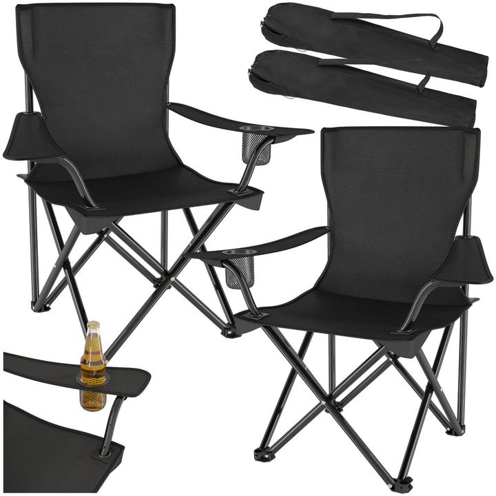 Actual product image tectake 2 Gil Camping Chairs
