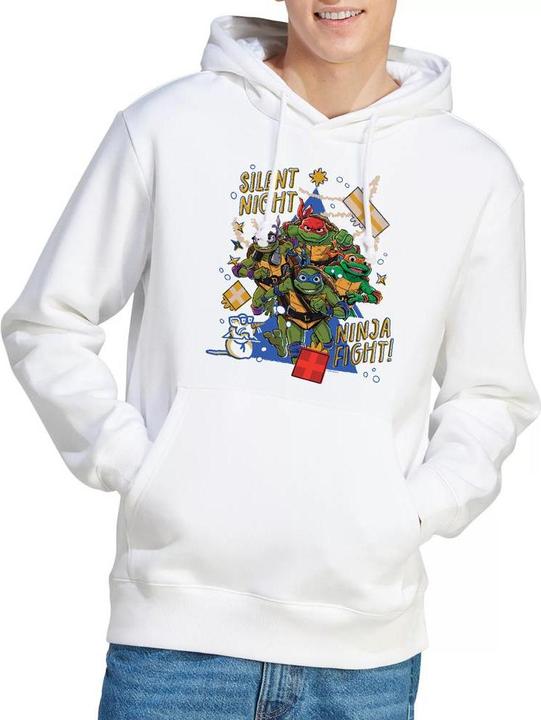 Immagine prodotto Teenage Mutant NT Silent Night Ninja Fight Felpa con Cappuccio Natale Uomo (XXL)