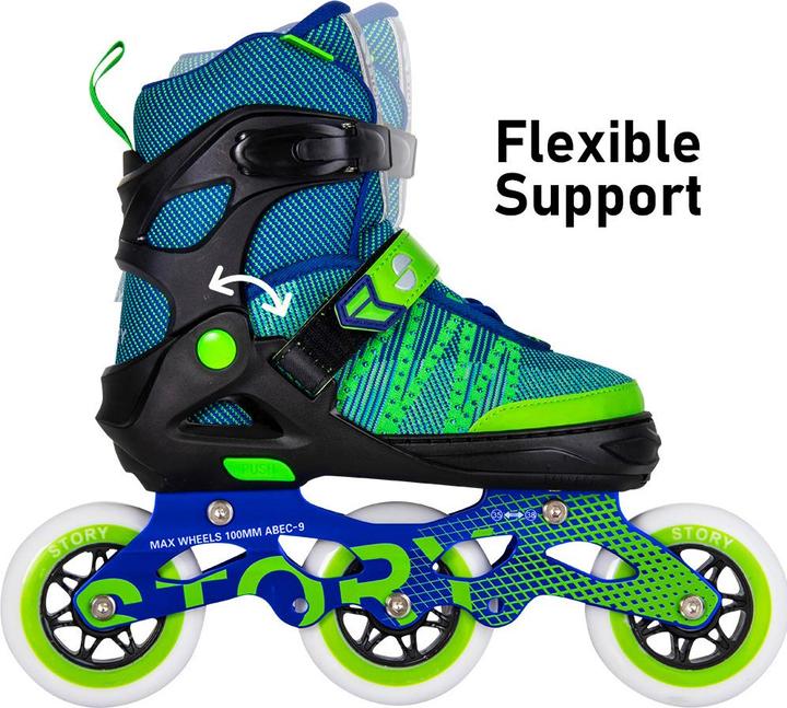 Actual product image Story Urban adjustable inline skates green 39-42 (1100005047881) (40)