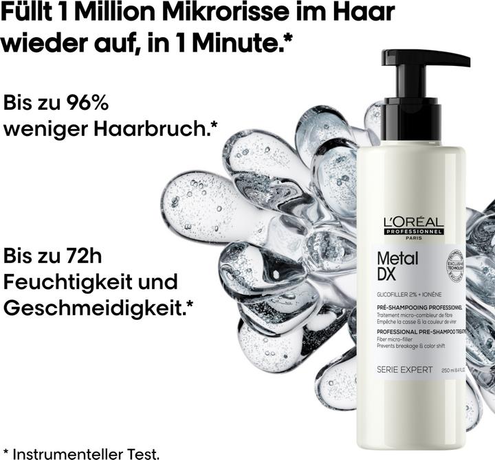 Actual product image L'Oréal Professionnel Expert Metal DX Pre series (250 ml, Liquid shampoo)