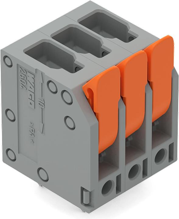 Image du produit Wago Borne pour circuits imprimés avec levier