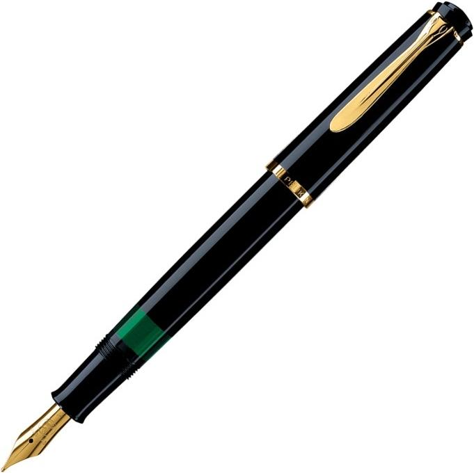 Actual product image Pelikan Classic M 200 piston fountain pen (Gold, Black, 1 x)