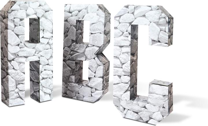 Produktbild Ursus Motiv-Fotokarton "Stein Weiss", ca. 49,5 x 68 cm (300 g/m², 1 x)
