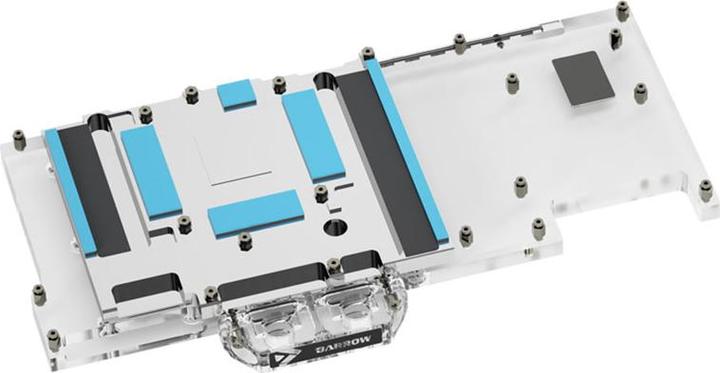 Immagine prodotto Barrow Blocco ad acqua per GPU a copertura totale LRC2.0 per EVGA 3090/80 FTW3 Aurora RGB - Acrilico