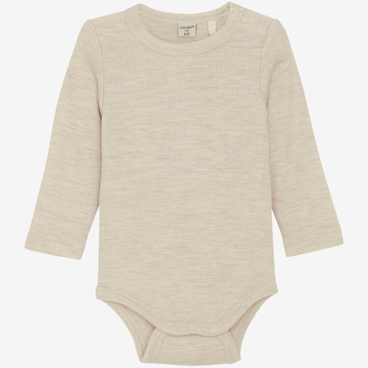 CeLaVi Body langarm aus Merinowolle (50)