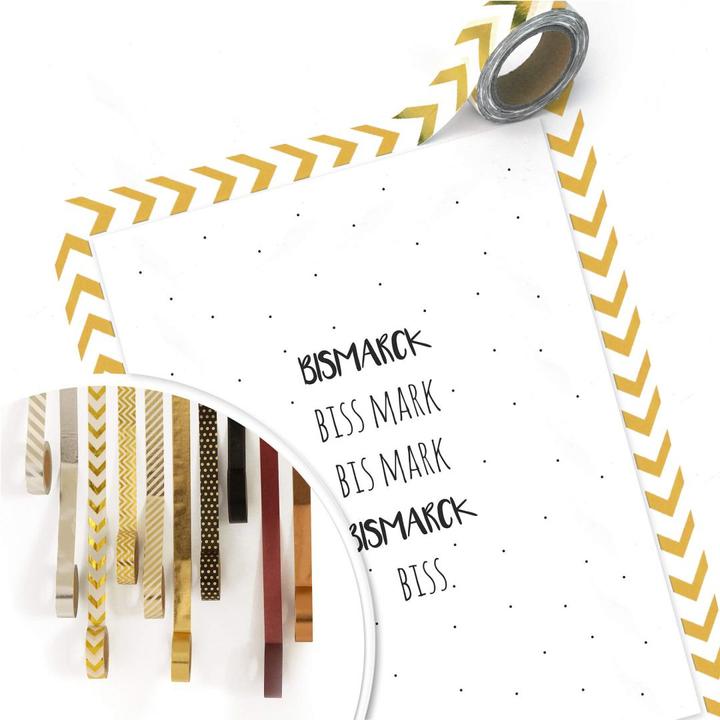 Actual product image Trenddeko Tongue twister - Bissmarck bit Mark (60 x 80 cm)