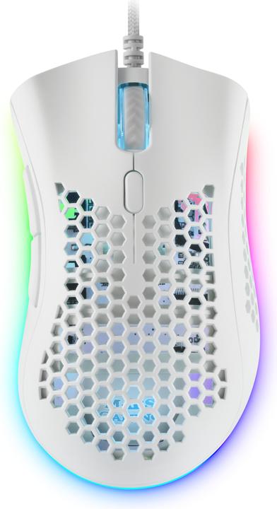 Produktbild Mars Gaming Souris Filaire Gamer Mmex RGB (Blanc) (Kabelgebunden)