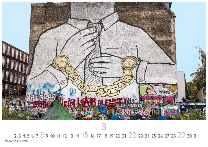 Produktbild Berlin Street Art 2026 L 35x50cm (35 x 50 cm, Deutsch)