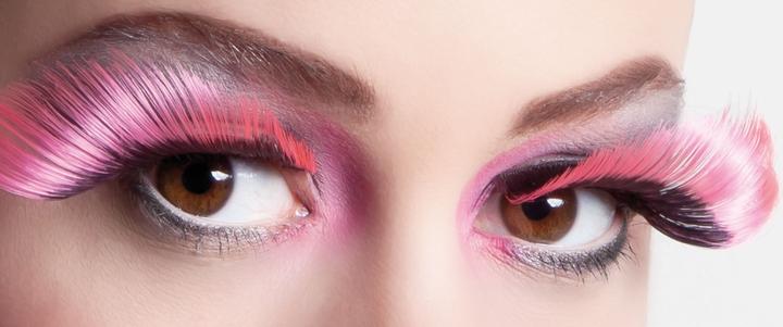 Boland Wimpern Flamboyant schwarz/rosa (Künstliche Wimpern)