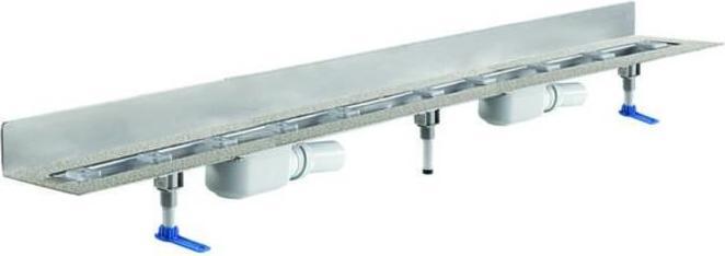 Dallmer shower channel CeraLine PLAN W 1300mm, 524584, DN 50 Overall height 90mm (1630 mm)