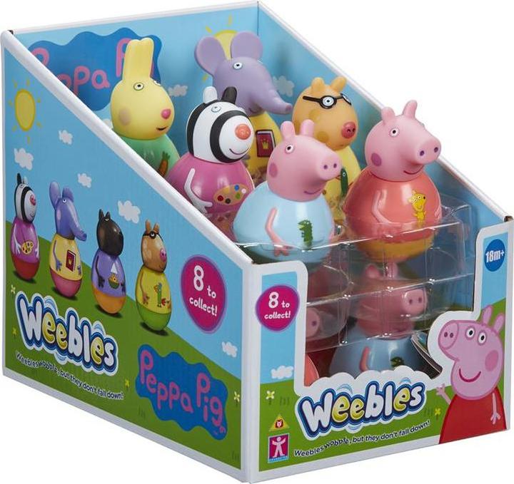 Produktbild Magni Peppa Pig Weebles Figures, Chunky Moulded Figures, First Toy, Preschool Imaginative Play