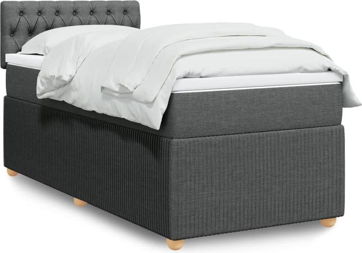 Produktbild VidaXL Bo x springbett mit Matratze 140 x 200 cm Stoff (140 x 200 cm)