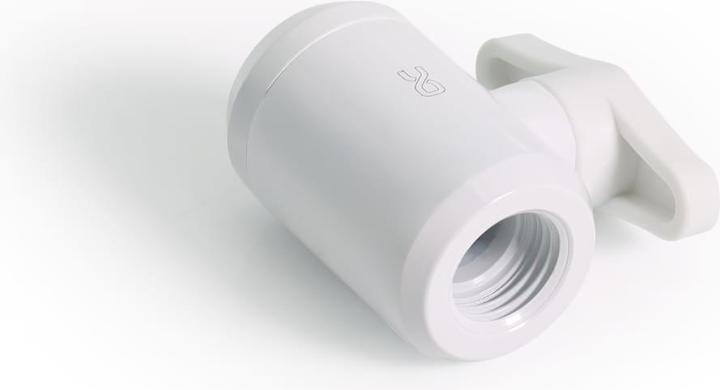 Actual product image Alphacool ANZ icicle 2-way ball valve G1/4 - White