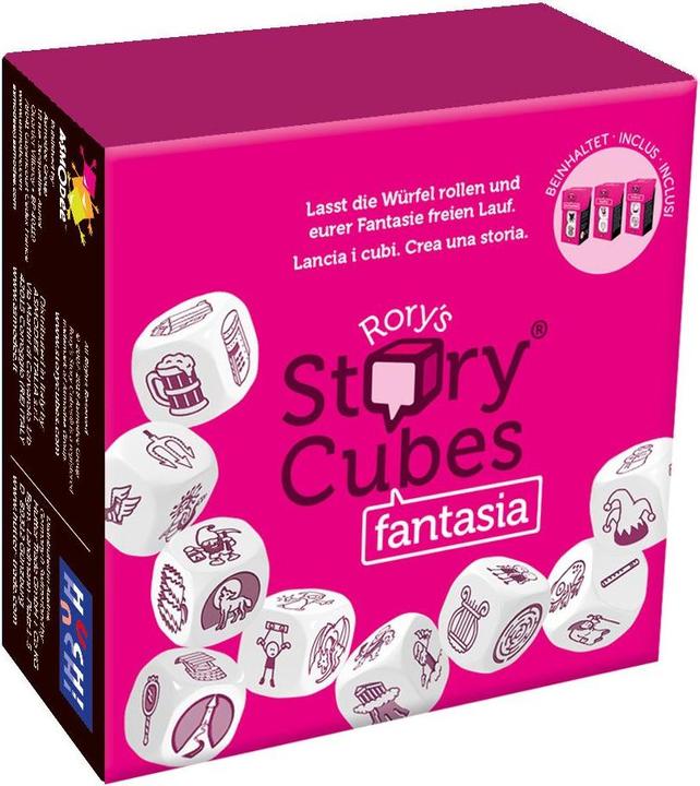 Actual product image Asmodée Dice game Rory's Story Cubes Fantasia (German, French, Italian)