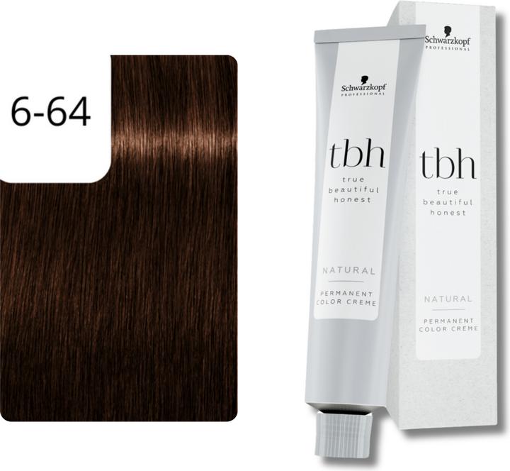 Image du produit Schwarzkopf true beautiful honest - 6-64W blond foncé chocolat beige (Beige, Blond, Marron)