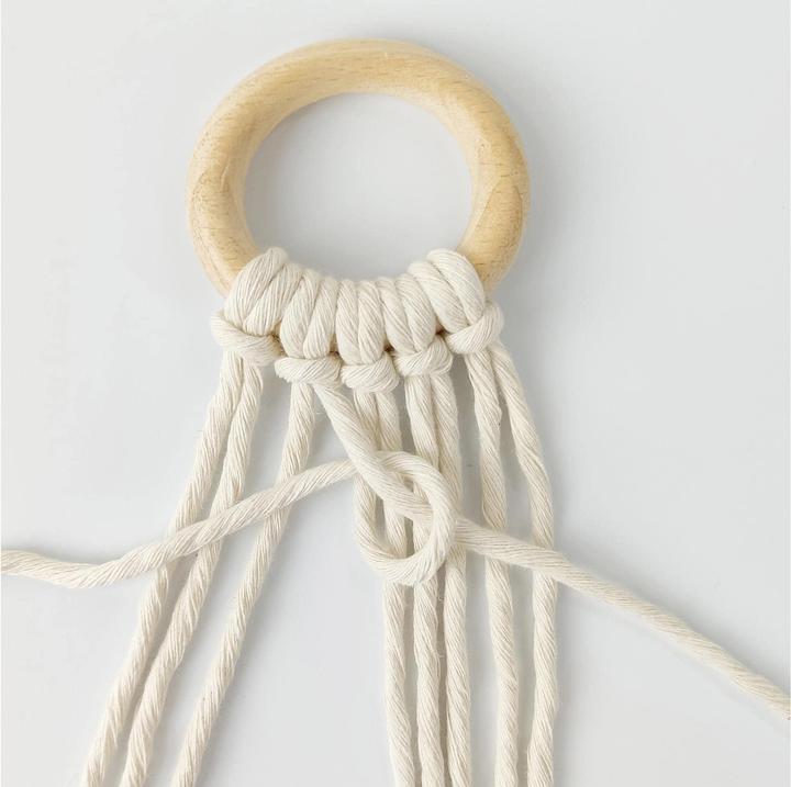 Produktbild Creativ Company DIY Kit - Craft Kit Macramé - Table Decorations (977624)